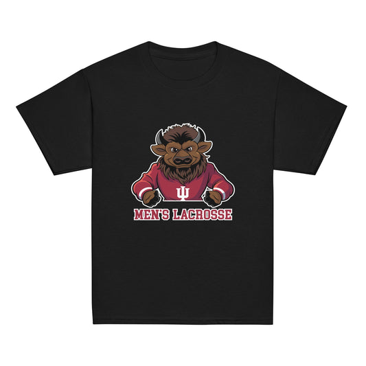 Classic | Youth T Shirt | Indiana University Lacrosse | Mascot Logo
