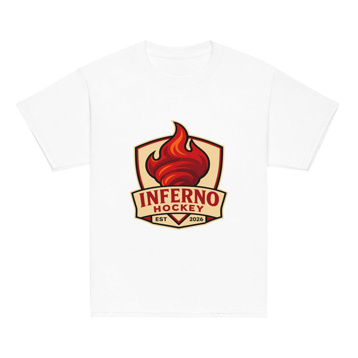 Classic | Youth T Shirt | Inferno Hockey | Crest Logo