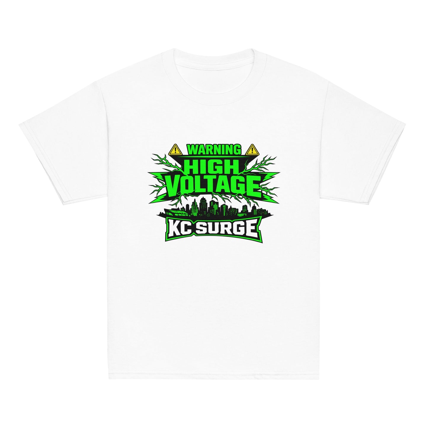 Classic | Youth T Shirt | Kansas City Surge | High Voltage Logo
