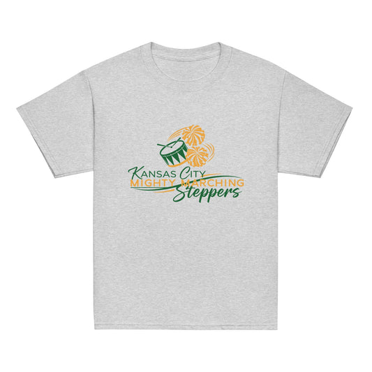 Classic | Youth T Shirt | KC Mighty Marching Steppers | Script Logo