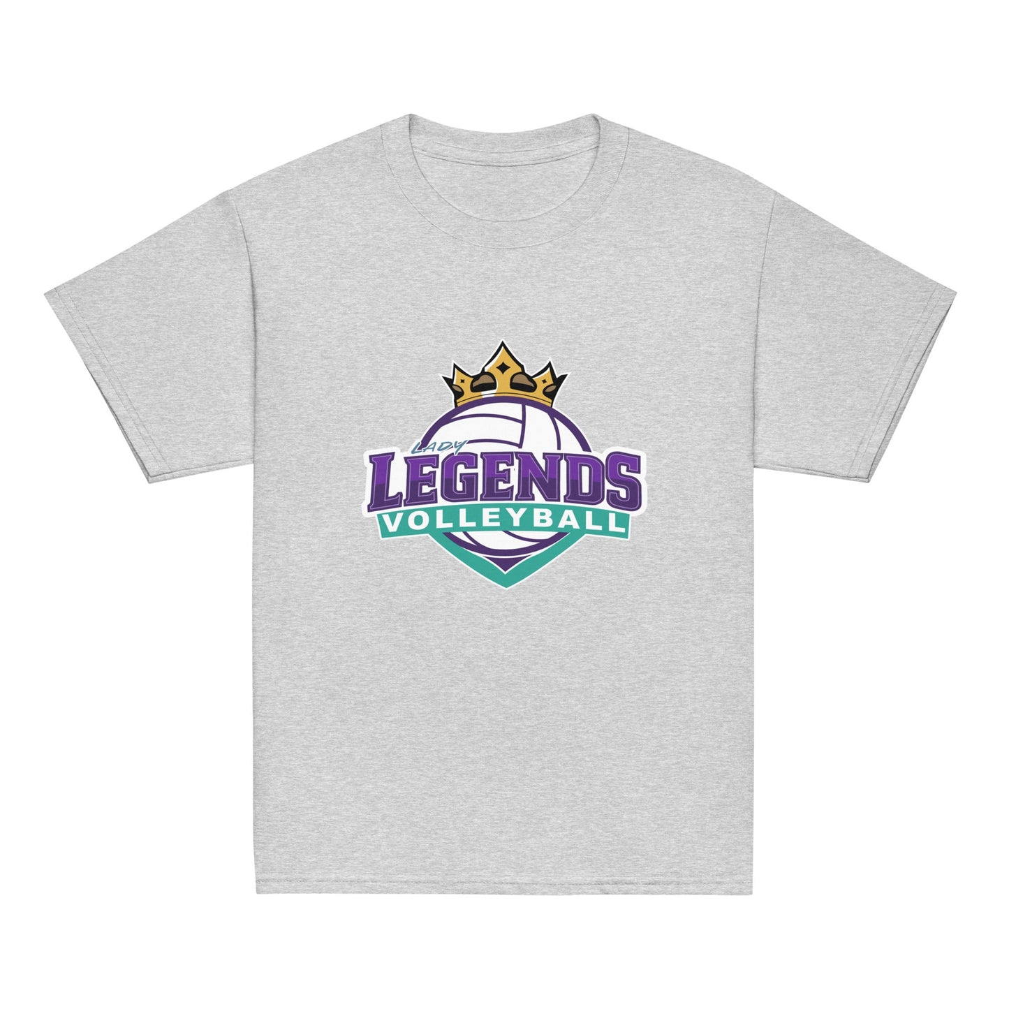 Classic | Youth T Shirt | Lady Legends Volleyball | Crown Logo
