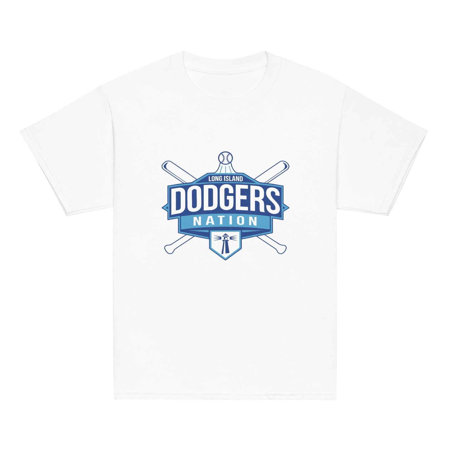 Classic | Youth T Shirt | LI Dodgers Nation | Varsity Crest Logo
