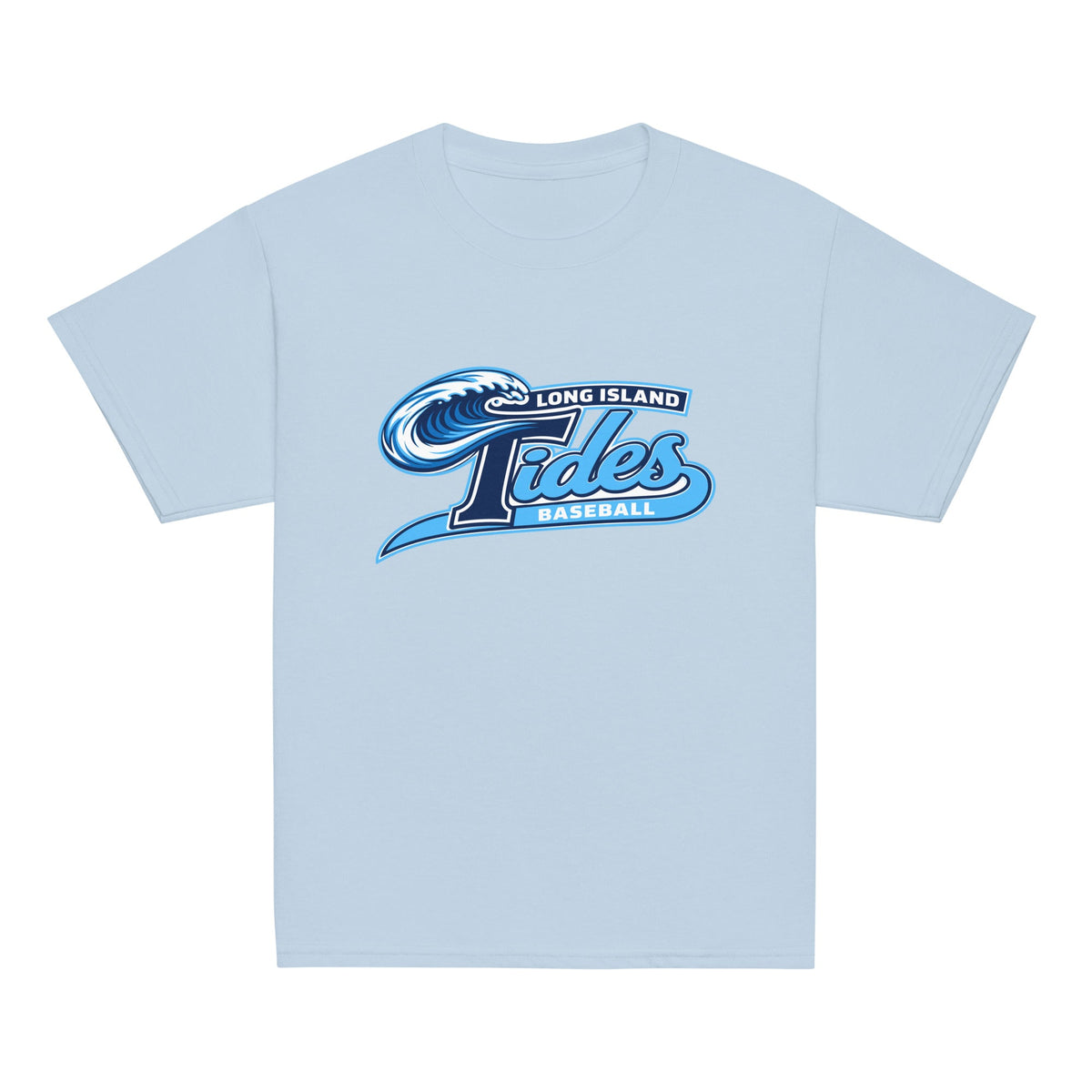 Classic | Youth T Shirt | Long Island Tides Baseball | Ironclad Tides Logo