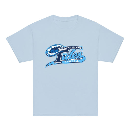 Classic | Youth T Shirt | Long Island Tides Baseball | Ironclad Tides Logo