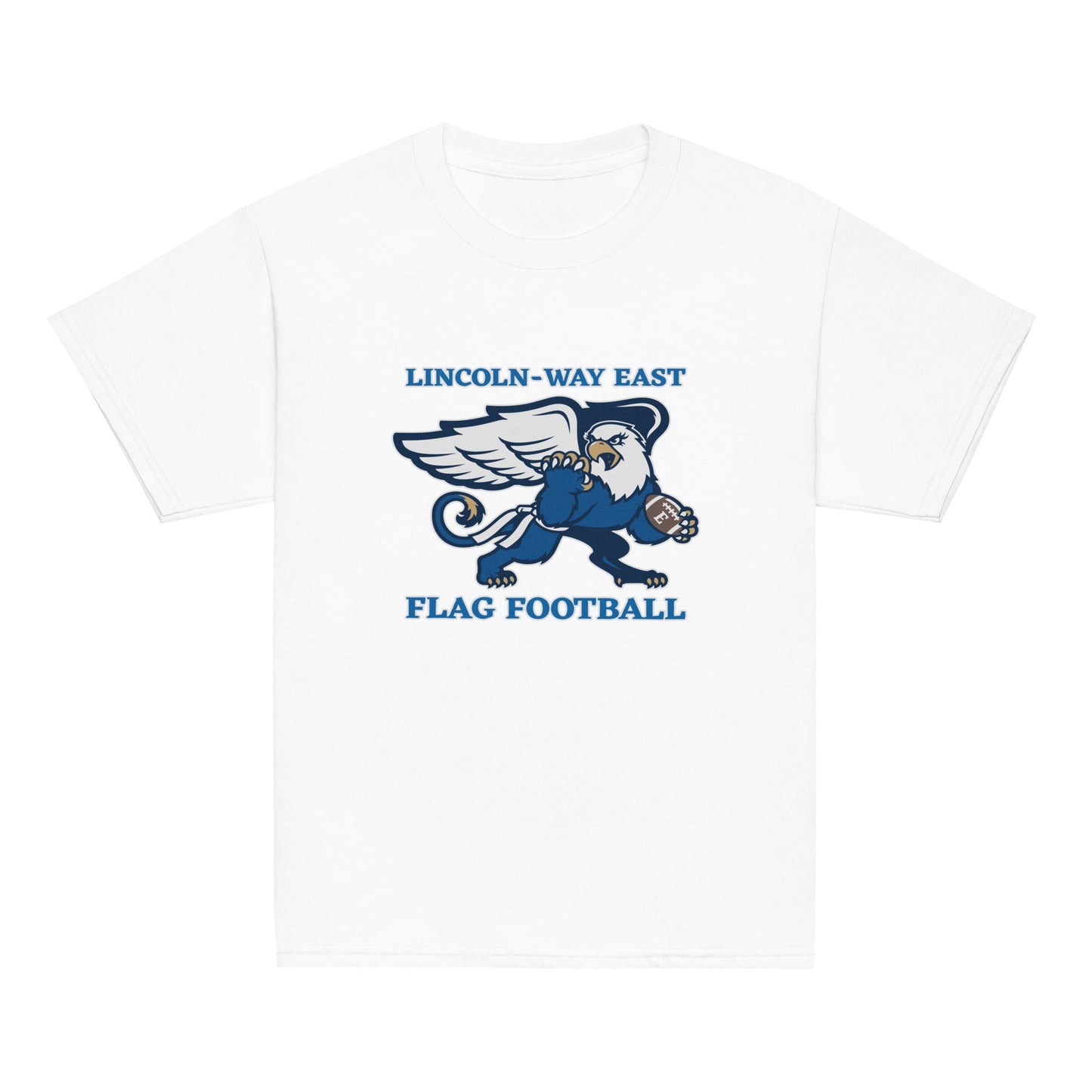 Classic | Youth T Shirt | LWE Flag Football | Crest Logo