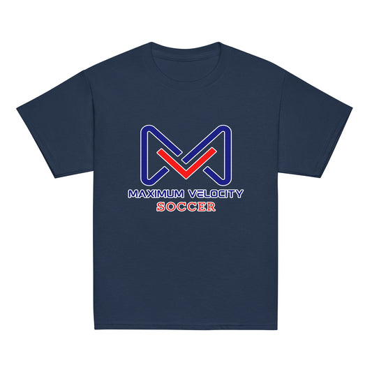 Classic | Youth T Shirt | Maximum Velocity Youth Sports | Crest Logo