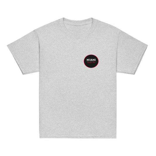 Classic | Youth T Shirt | Miami University Competitive Cheer Team | Badge Logo