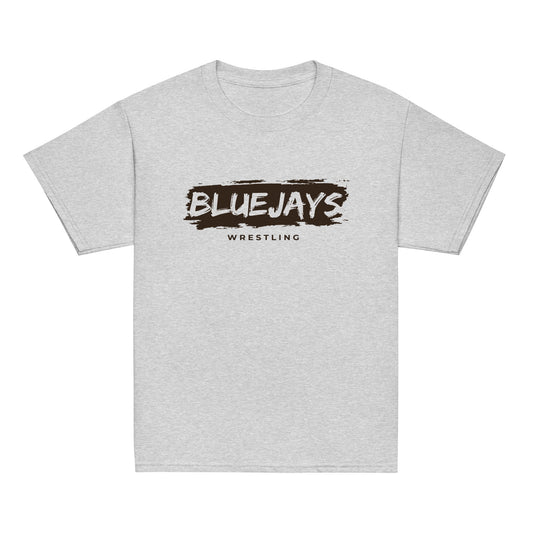 Classic | Youth T Shirt | Middlesex Bluejays Wrestling | Script Logo