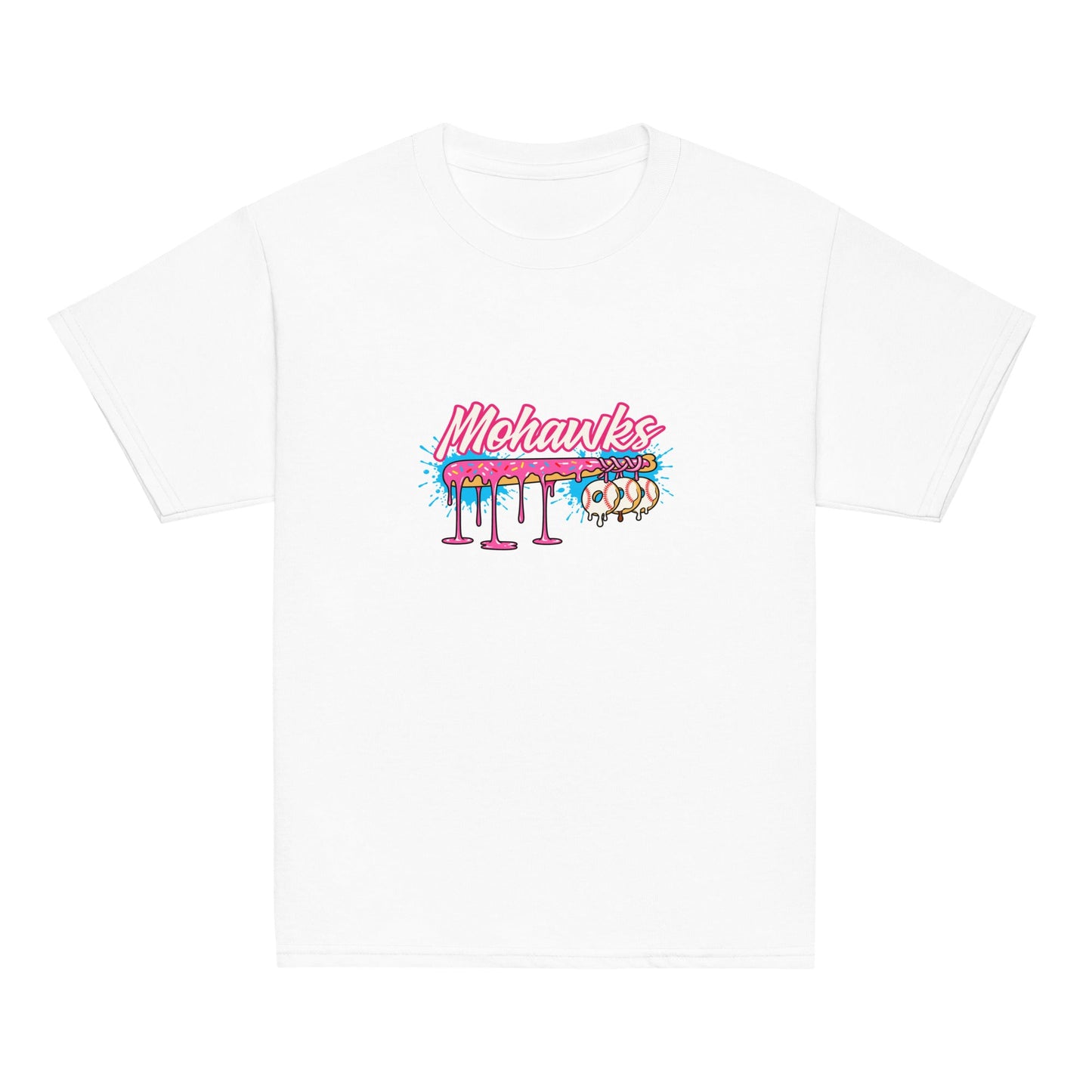 Classic | Youth T Shirt | Mohawks | Pink Batters Logo
