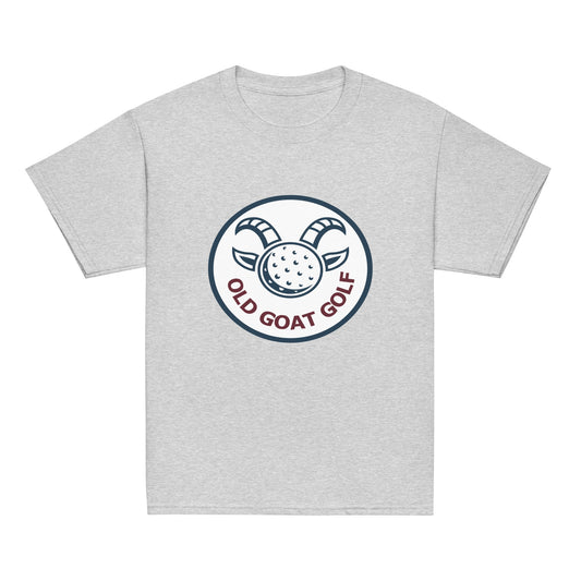Classic | Youth T Shirt | Old Goat Golf | Badge Logo