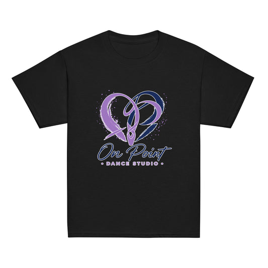 Classic | Youth T Shirt | On Point Dance Studio | Crest Logo