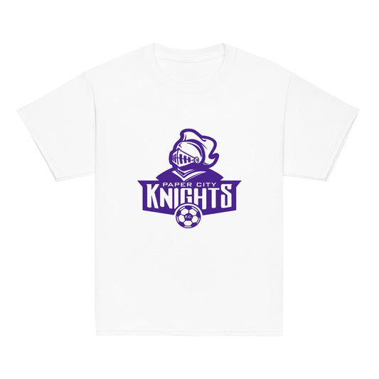 Classic | Youth T Shirt | Paper City Futbol Club | Emblem Logo