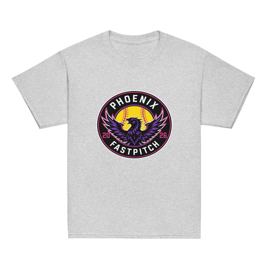 Classic | Youth T Shirt | Phoenix Fastpitch | Badge Logo
