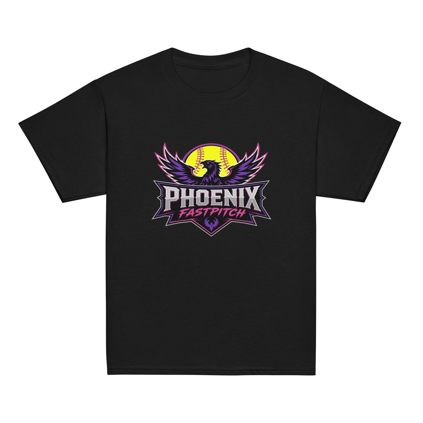 Classic | Youth T Shirt | Phoenix Fastpitch | Emblem Logo