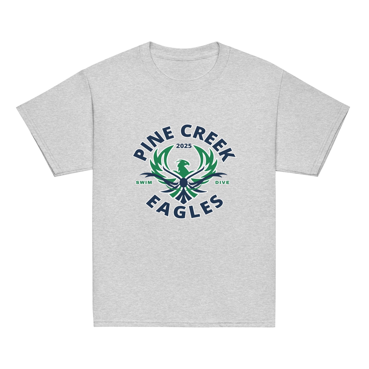 Classic | Youth T Shirt | PINE CREEK SWIM & DIVE | Swim & Dive Logo