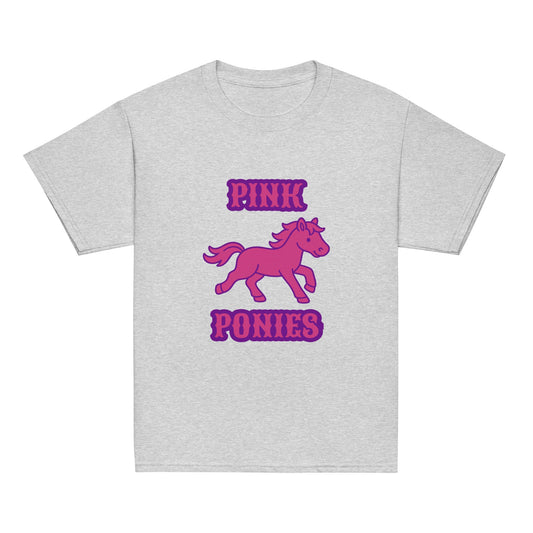Classic | Youth T Shirt | Pink Pony Athletic Club | Emblem Logo