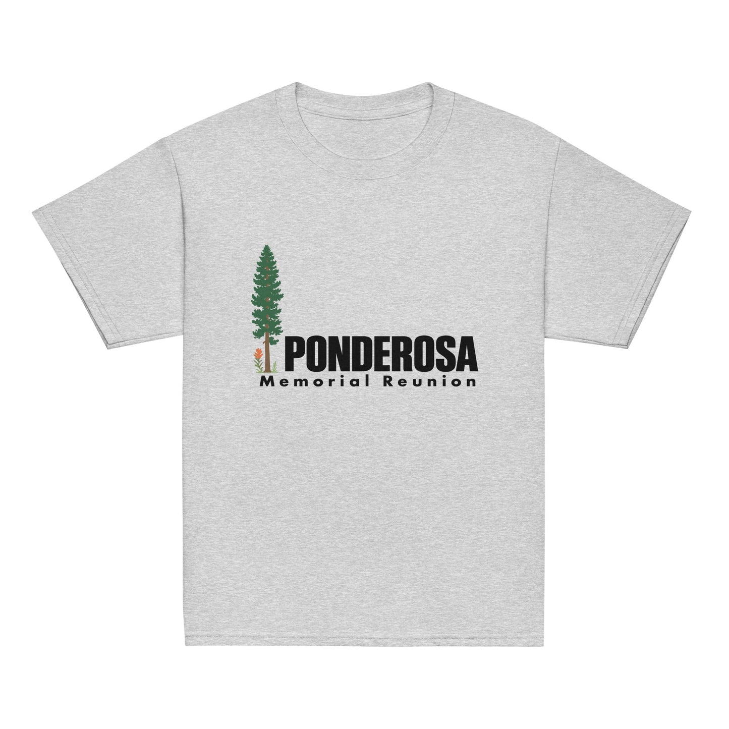Classic | Youth T Shirt | ponderosa reunion | Memorial Logo