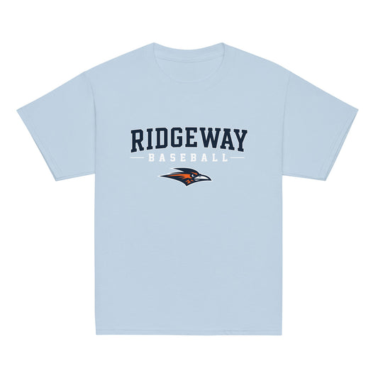 Classic | Youth T Shirt | Ridgeway High School Baseball | Modern Script Logo