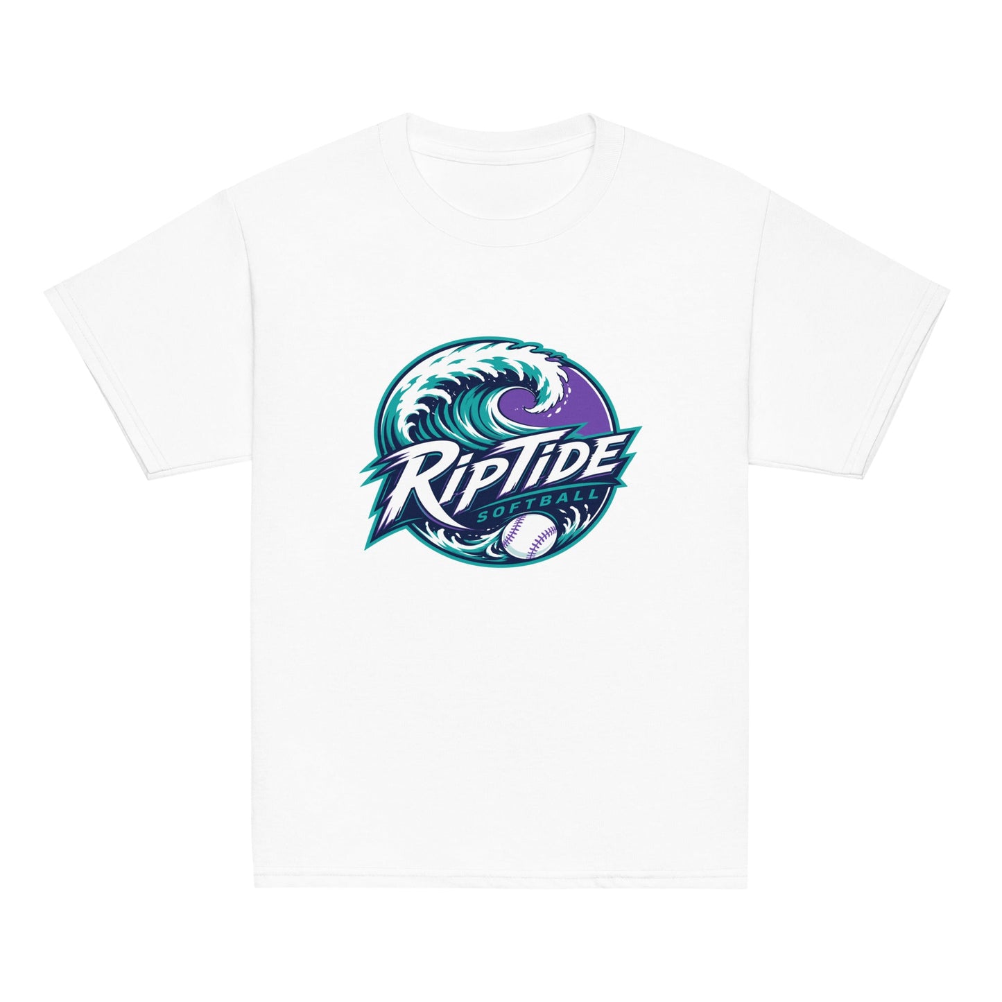Classic | Youth T Shirt | RipTide Softball | Emblem Logo