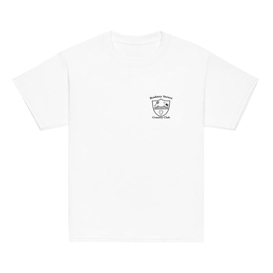 Classic | Youth T Shirt | Rodney Street CC Tennis | Alt Crest Logo