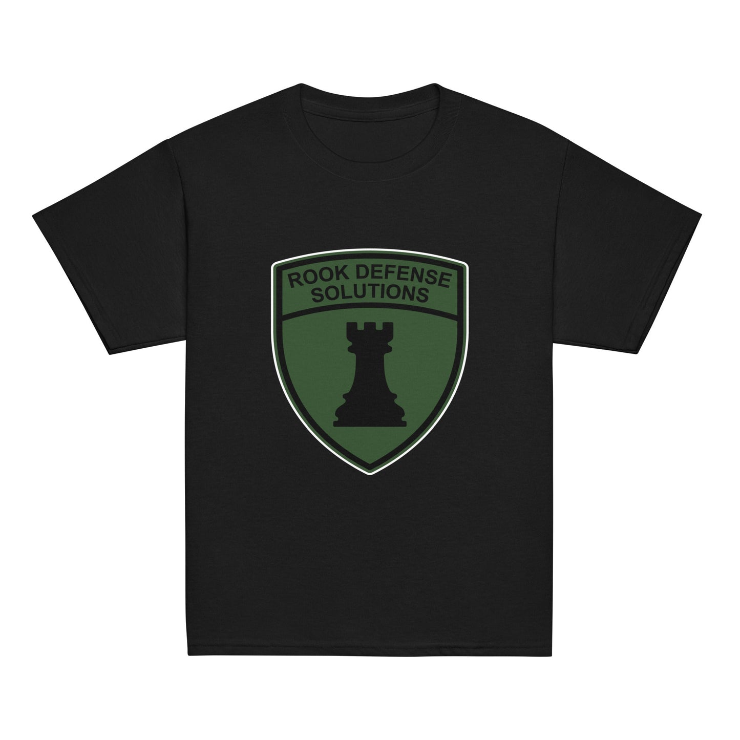 Classic | Youth T Shirt | Rook Defense Solutions | Emblem Logo
