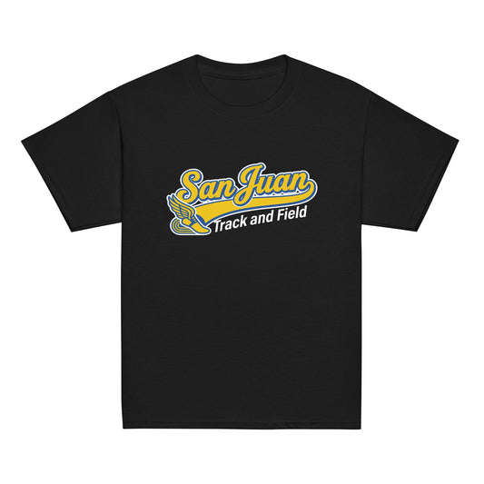 Classic | Youth T Shirt | San Juan Track and Field | Script Logo