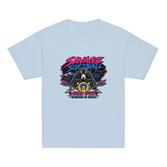 Classic | Youth T Shirt | Savage Softball | Mascot Logo