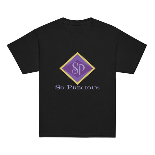 Classic | Youth T Shirt | So Precious Goods | Amethyst Aura Logo