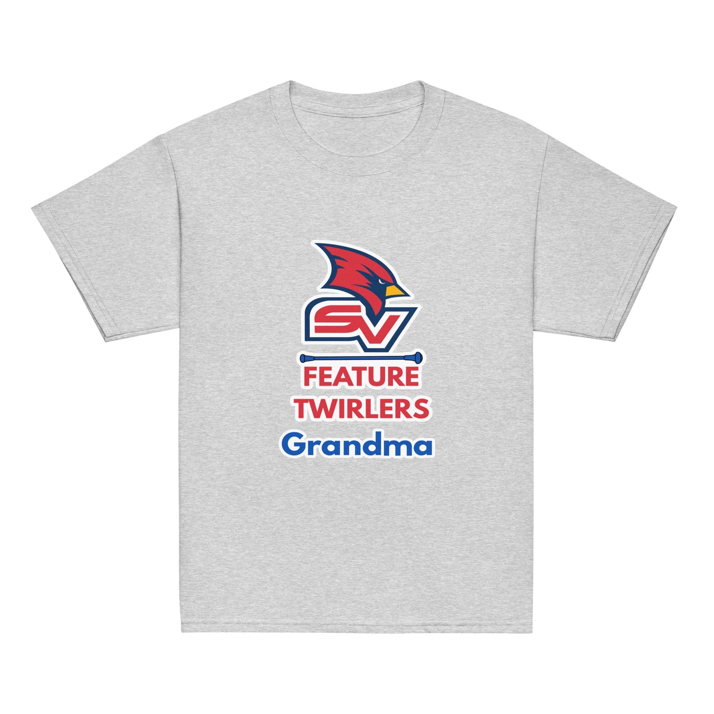 Classic | Youth T Shirt | SVSU Feature twirlers | Grandma Logo