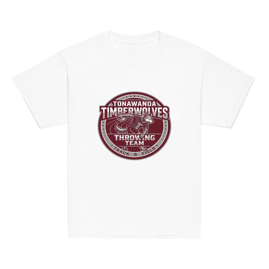Classic | Youth T Shirt | Tonawanda High School Track and Field | Throwing Team Logo