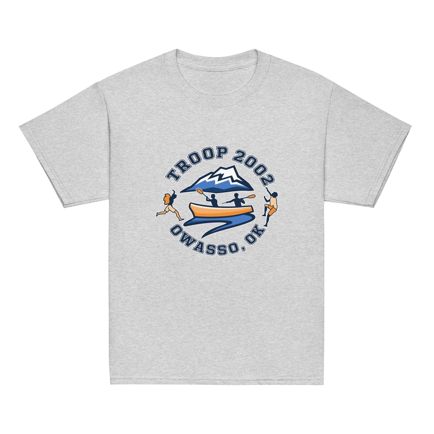 Classic | Youth T Shirt | Troop 2002 | Trailblazer Crest Logo