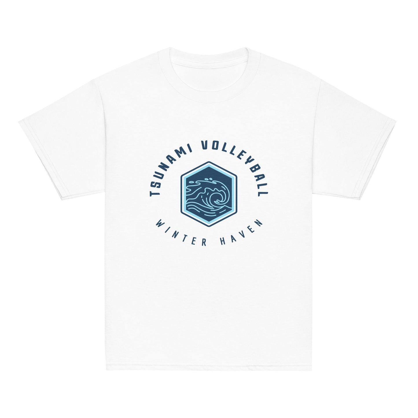Classic | Youth T Shirt | Tsunami Volleyball Club | Crest Logo