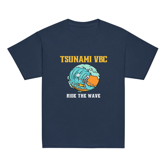 Classic | Youth T Shirt | Tsunami Volleyball Club | Surf Wave VBC Logo