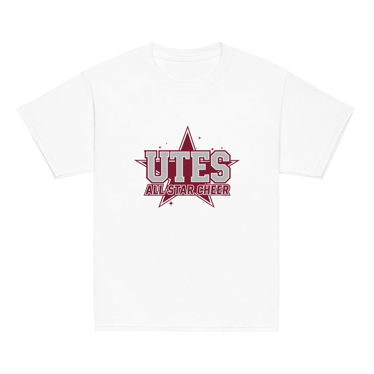 Classic | Youth T Shirt | Utes Allstar Cheer | Crest Logo