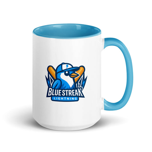 Coffee Mug | Blue Streak Lightning | Mascot Logo
