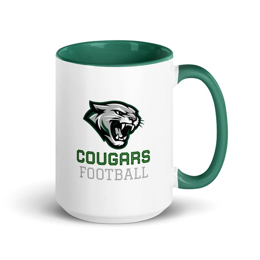 Coffee Mug | Colts Neck Cougars | Youth Tackle Football (AYF) | Strike Mascot Logo
