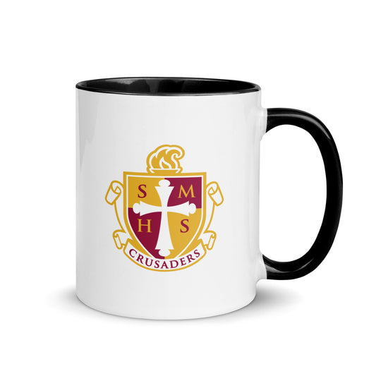 Coffee Mug | Scecina High School Track and Field | Crest Logo