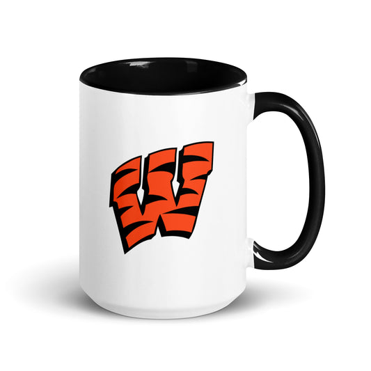 Coffee Mug | Woodlake Boys Basketball | W Crest Logo