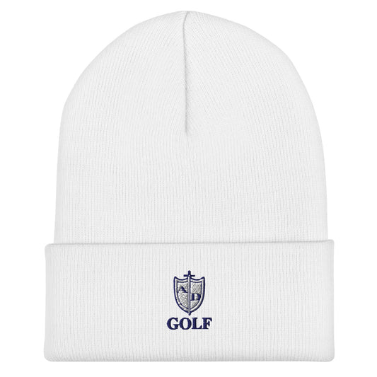 Cuffed Beanie | Arma Dei Academy Golf | Shield Logo
