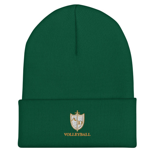 Cuffed Beanie | Arma Dei Academy Volleyball | Shield Logo