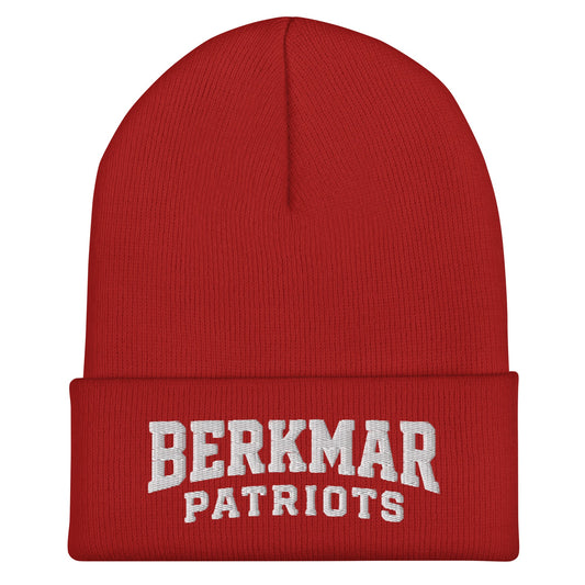 Cuffed Beanie | Berkmar High School Soccer | Shield Logo