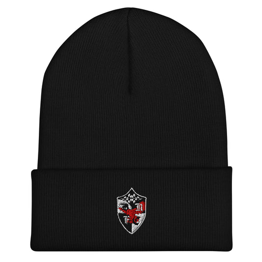 Cuffed Beanie | Bard College Rugby Football Club | Raptor Logo