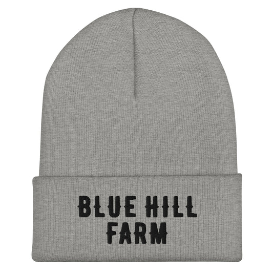 Cuffed Beanie | Blue Hill Farm | Crest Logo