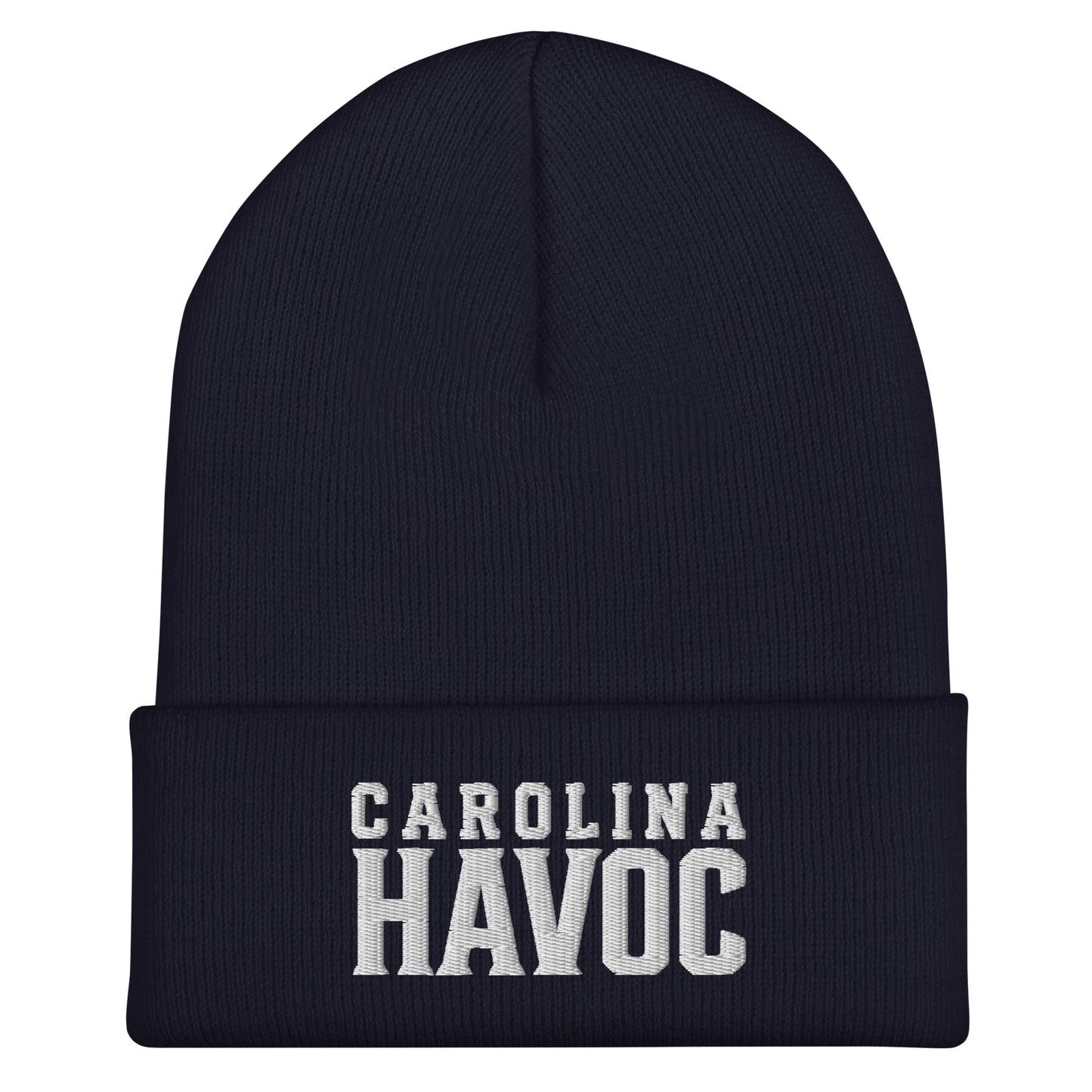 Cuffed Beanie | Carolina Havoc | Emblem Logo