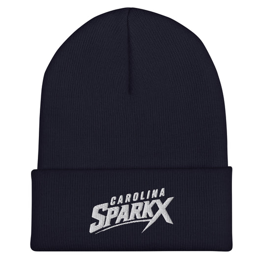 Cuffed Beanie | Carolina Sparkx | Vanguard Logo