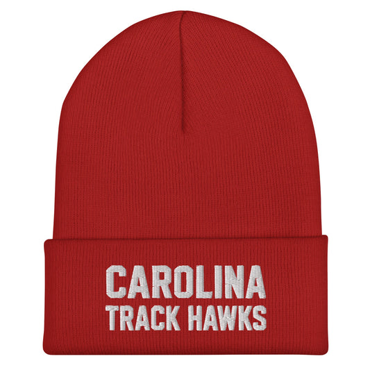 Cuffed Beanie | Carolina track Hawks | Crest Logo