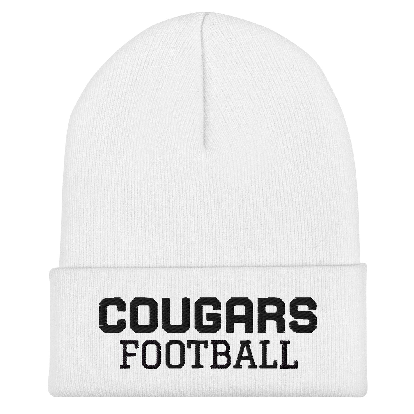 Cuffed Beanie | Colts Neck Cougars | Youth Tackle Football (AYF) | Strike Mascot Logo