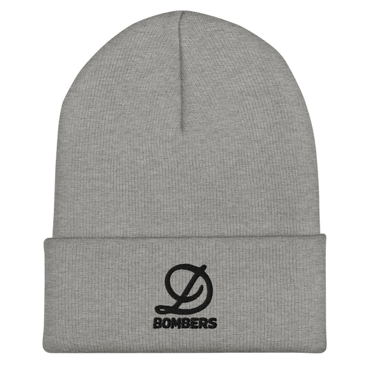 Cuffed Beanie | Diamond Bombers | Bomber Varsity - Black Logo