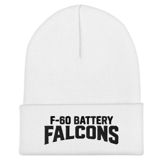 Cuffed Beanie | F - 60th ADA | Falcon Shield Logo