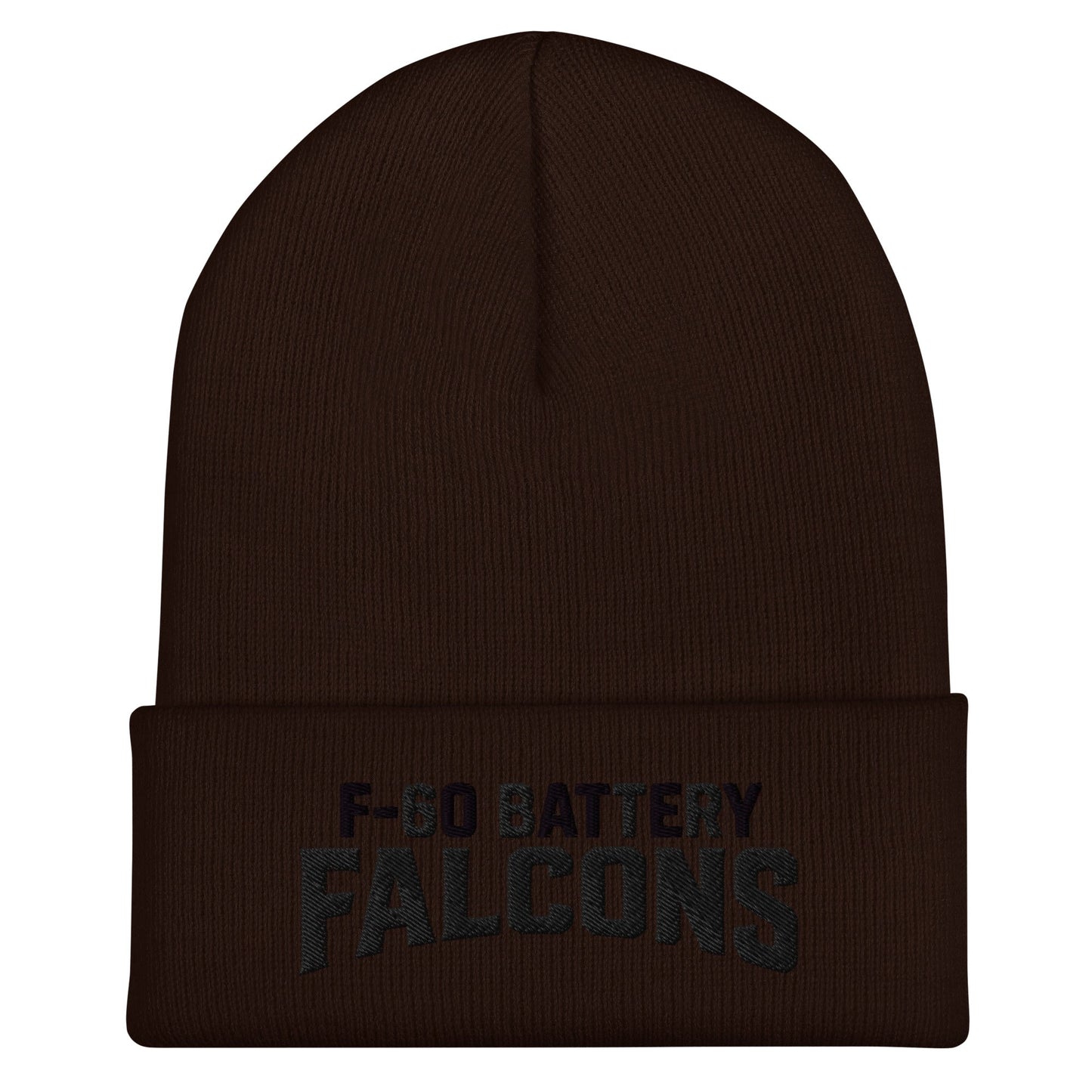 Cuffed Beanie | F - 60th ADA | Falcon Shield Logo